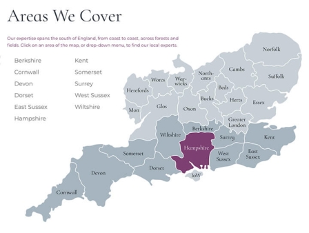 Areas We Cover Desktop Page